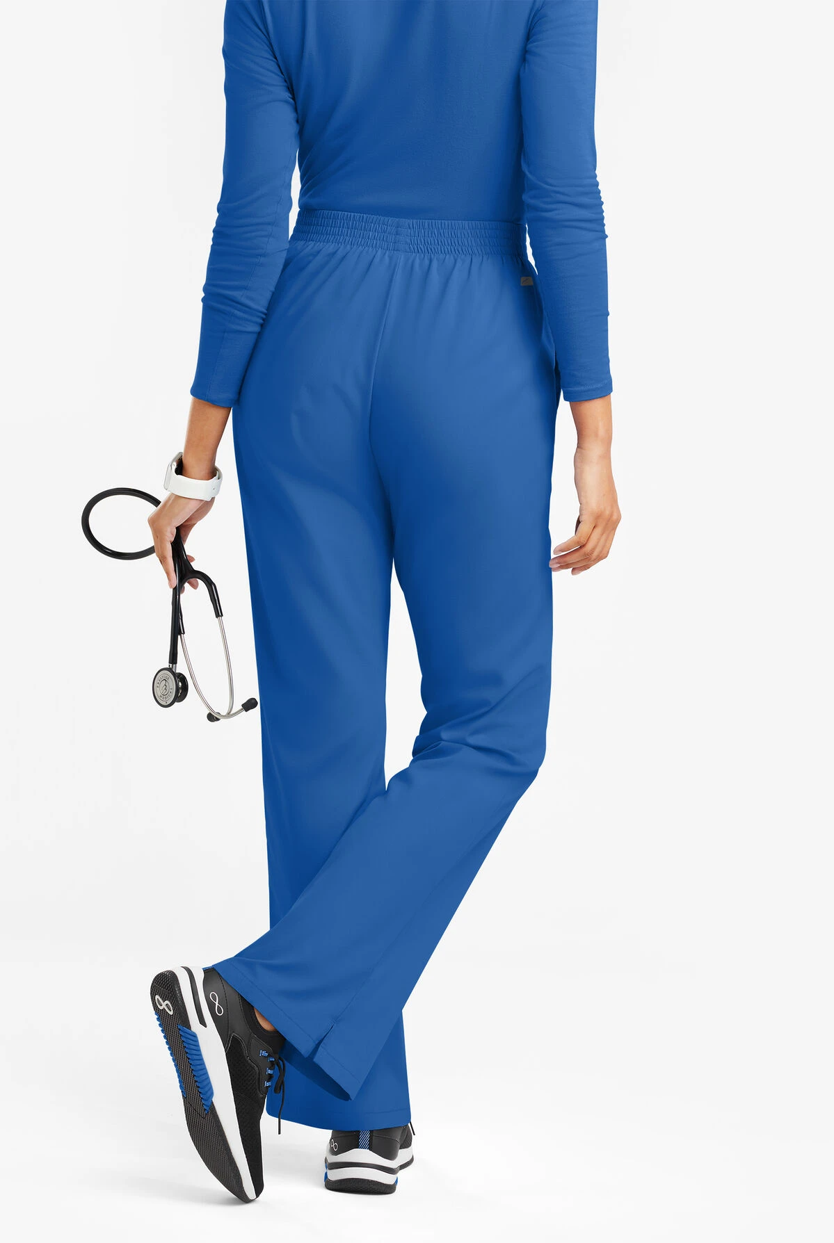 Butter-Soft Originals Women's 2-Pocket High Waist Boot Cut Scrub Pants - Image 3