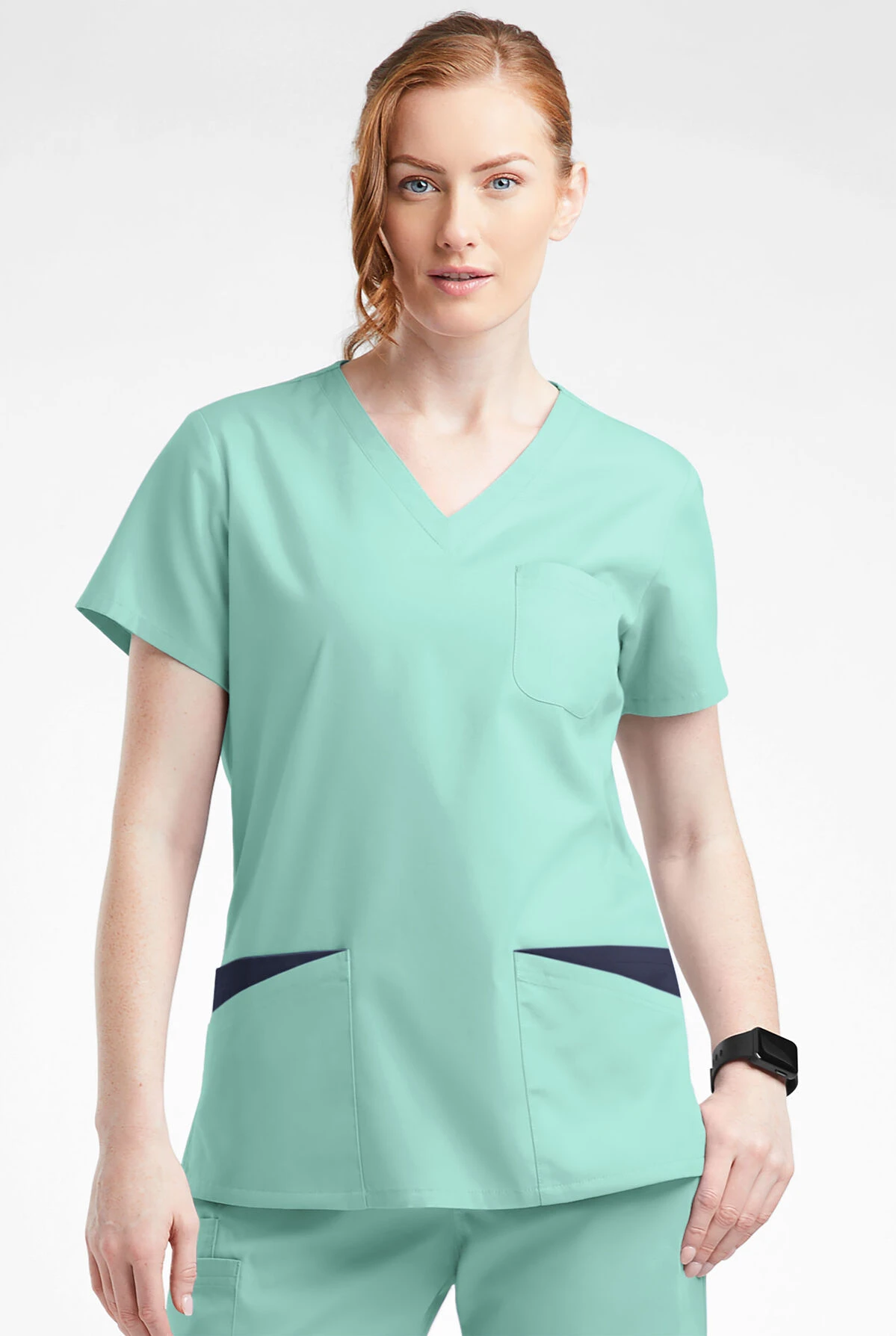 Butter-Soft Originals Women's 7-Pocket Rounded V-Neck Scrub Top - Image 2