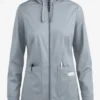UA Butter-Soft STRETCH Women's 3-Pocket Zip-Front With Cozy Knit Hood And Trim Scrub Jacket