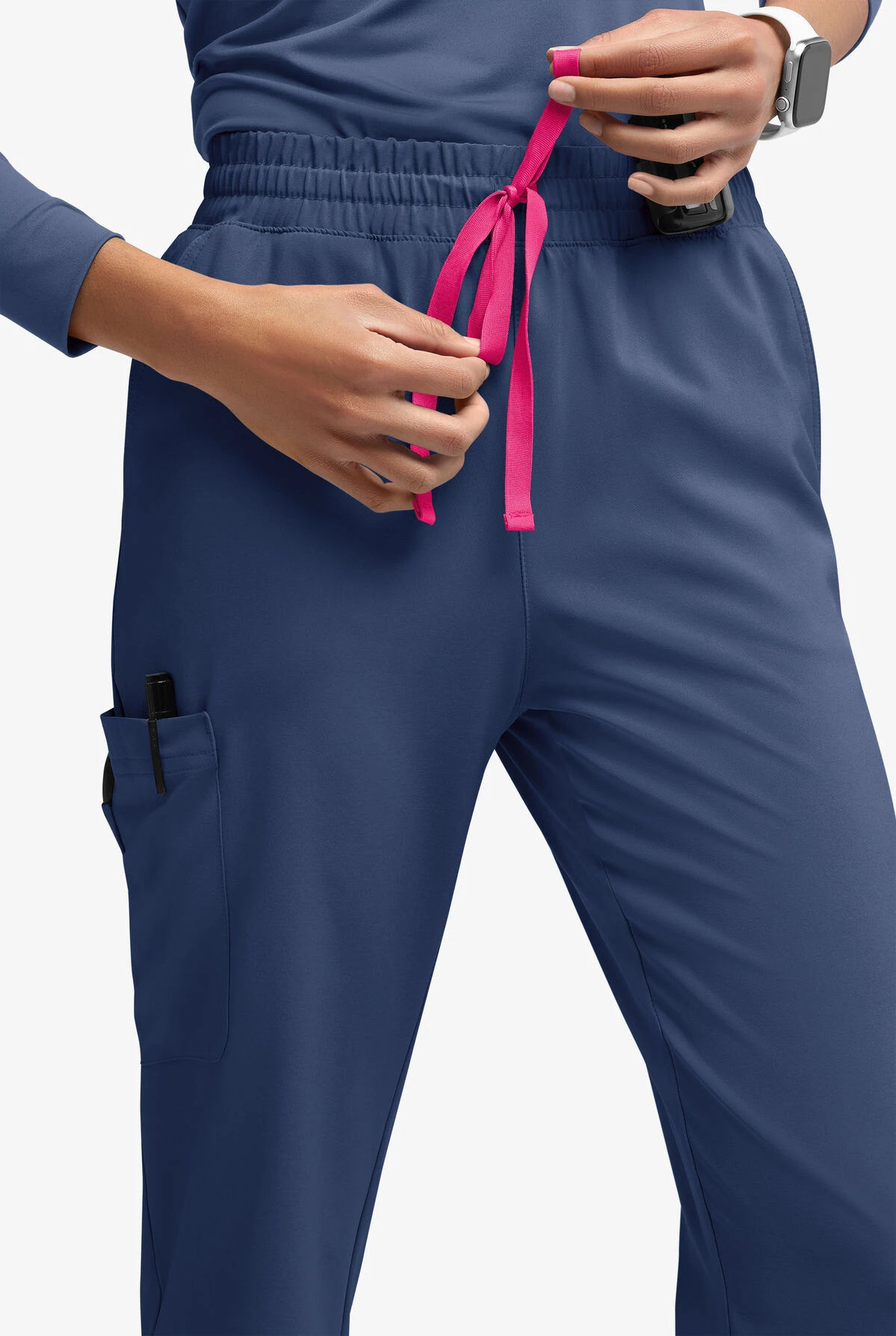 Easy STRETCH By Butter-Soft™ Naya Women’s Natural Waist 6-Pocket Straight Leg Scrub Pants - Image 3