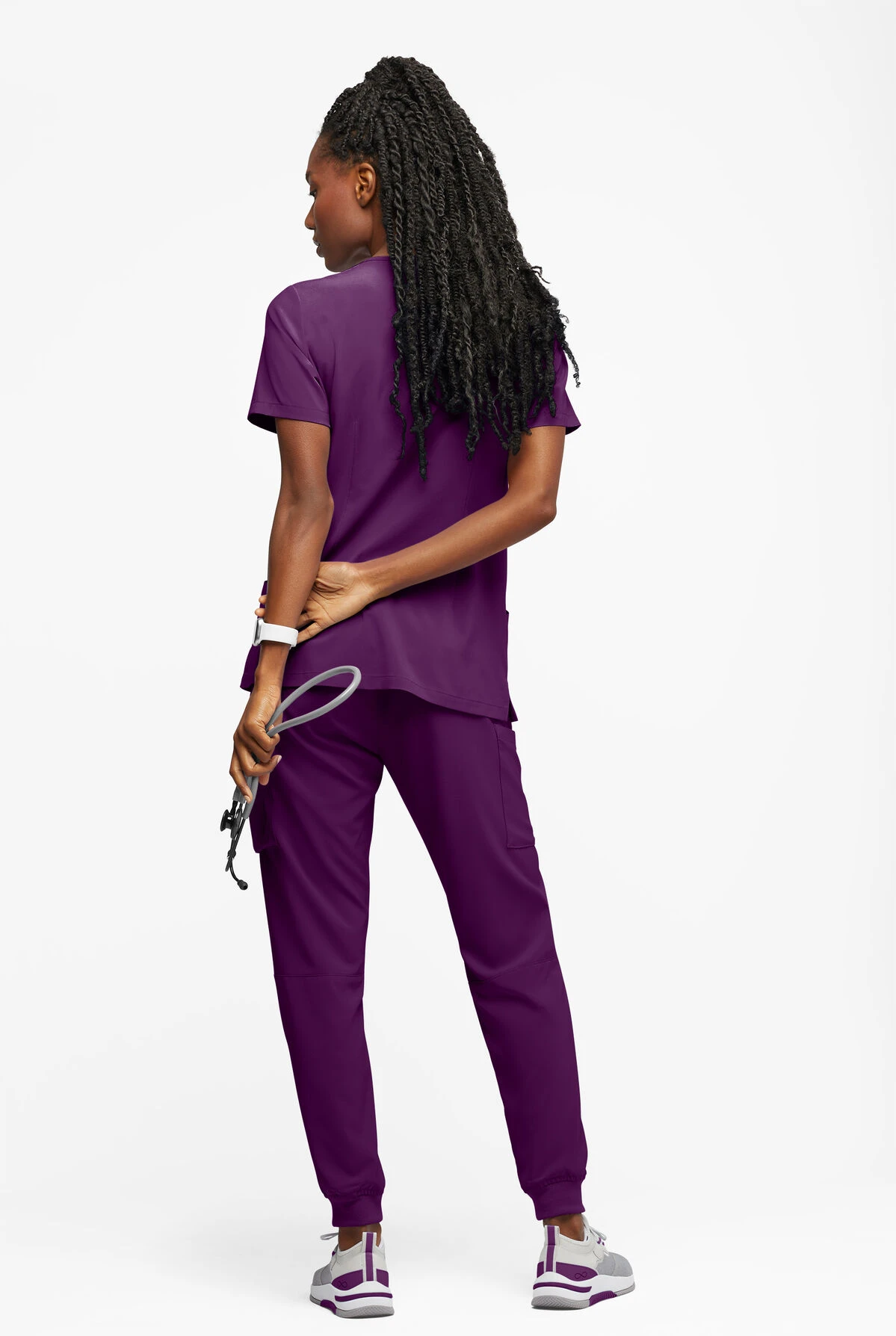 Easy STRETCH By Butter-Soft™ Tessa Women's 5-Pocket V-Neck Scrub Top - Image 3