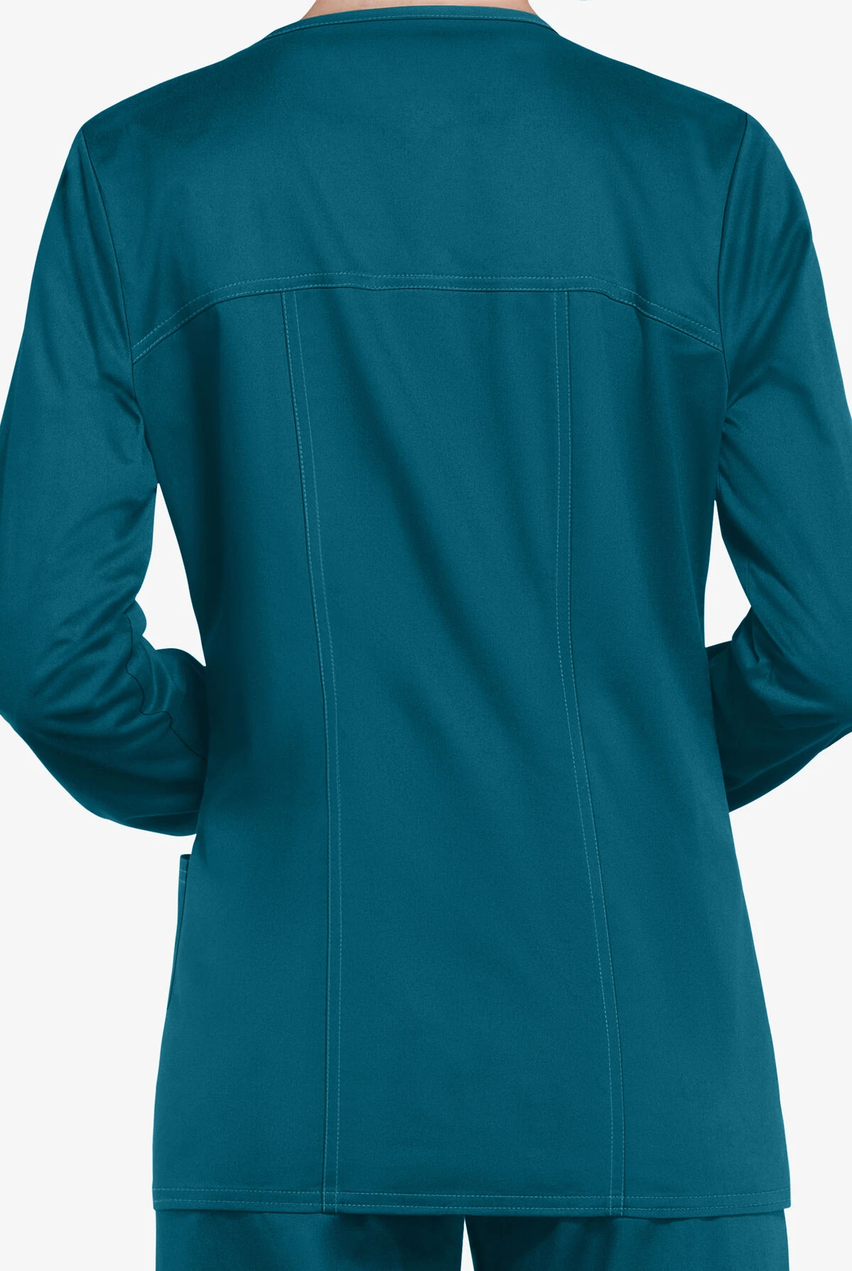 Cherokee Workwear Core STRETCH Women's 3-Pocket Scrub Jacket - Image 4