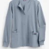 Cherokee Workwear Women's 3-Pocket Snap Front Scrub Jacket