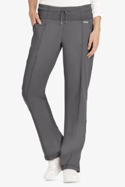 Grey's Anatomy™ By Barco Women's 4-Pocket Knit Waist Drawstring Scrub Pants - Petite