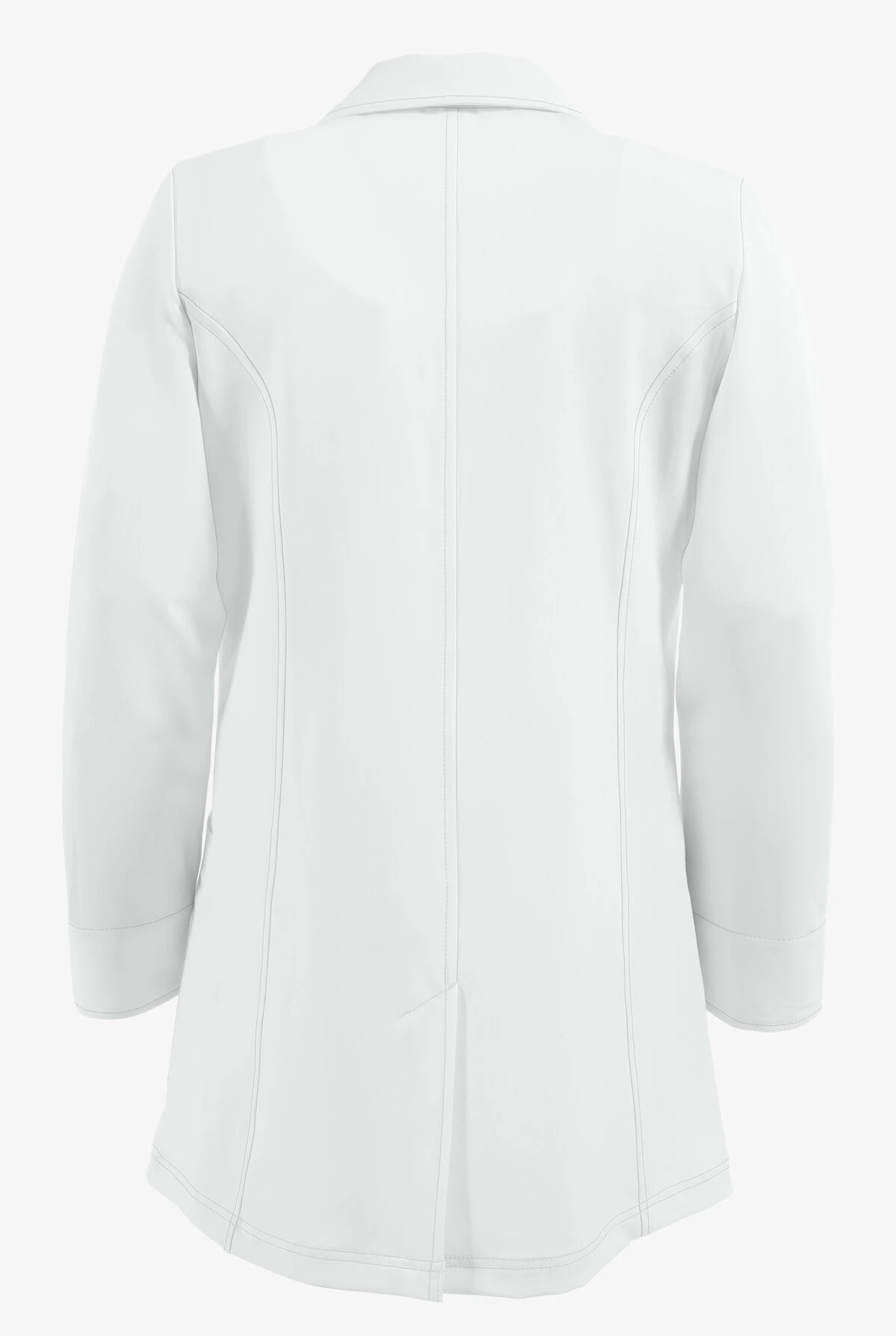 Healing Hands White Coat Minimalist Women's 32" 3-Pocket STRETCH Lab Coat - Image 2