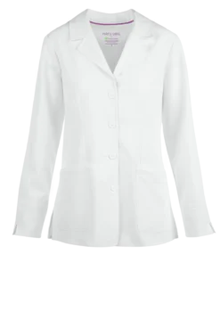 Healing Hands White Coat Minimalist Women's 29" 3-Pocket STRETCH Lab Coat