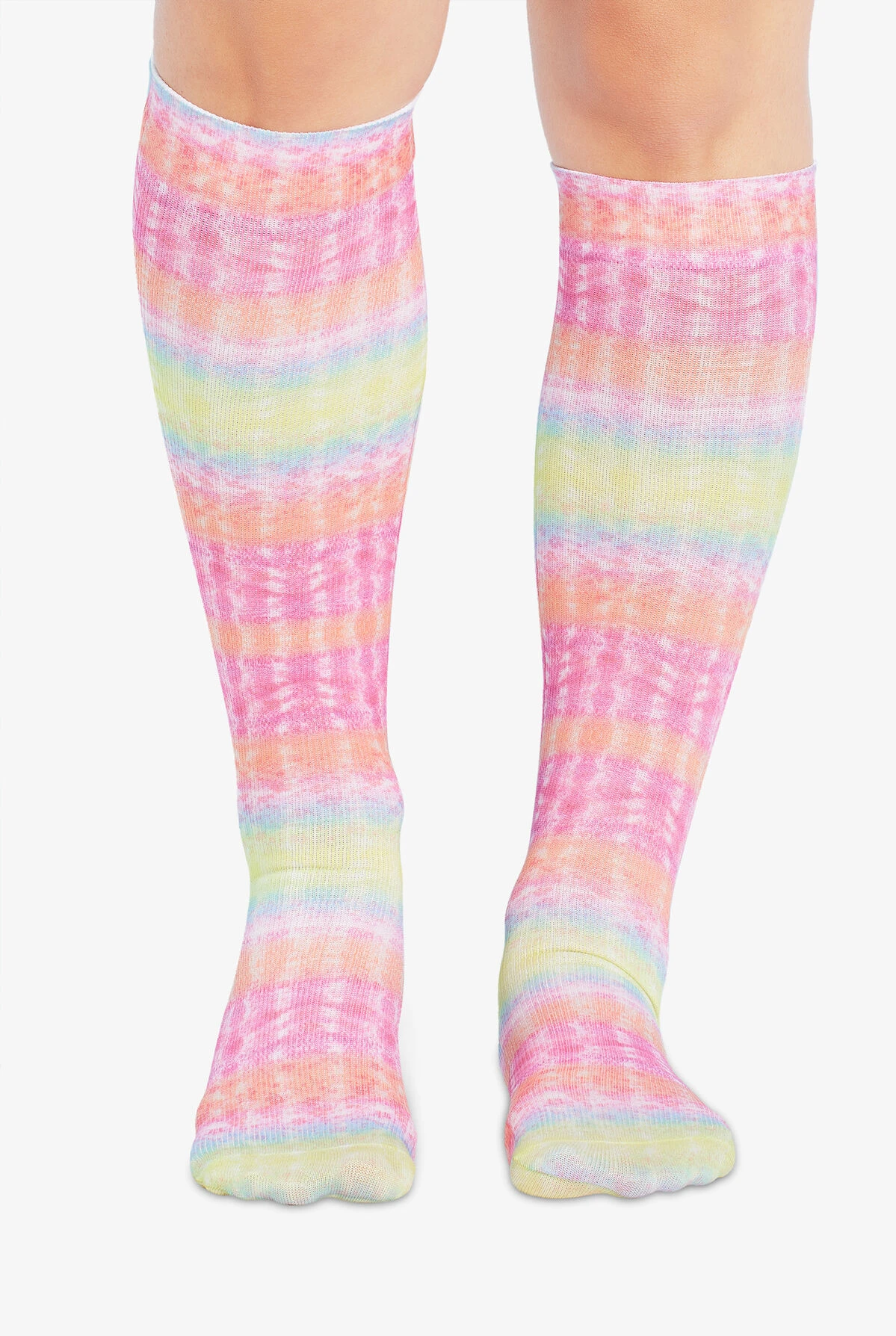 Heartsoul Tie Dye Vibes Women's 8-15 MmHg Light Compression Socks