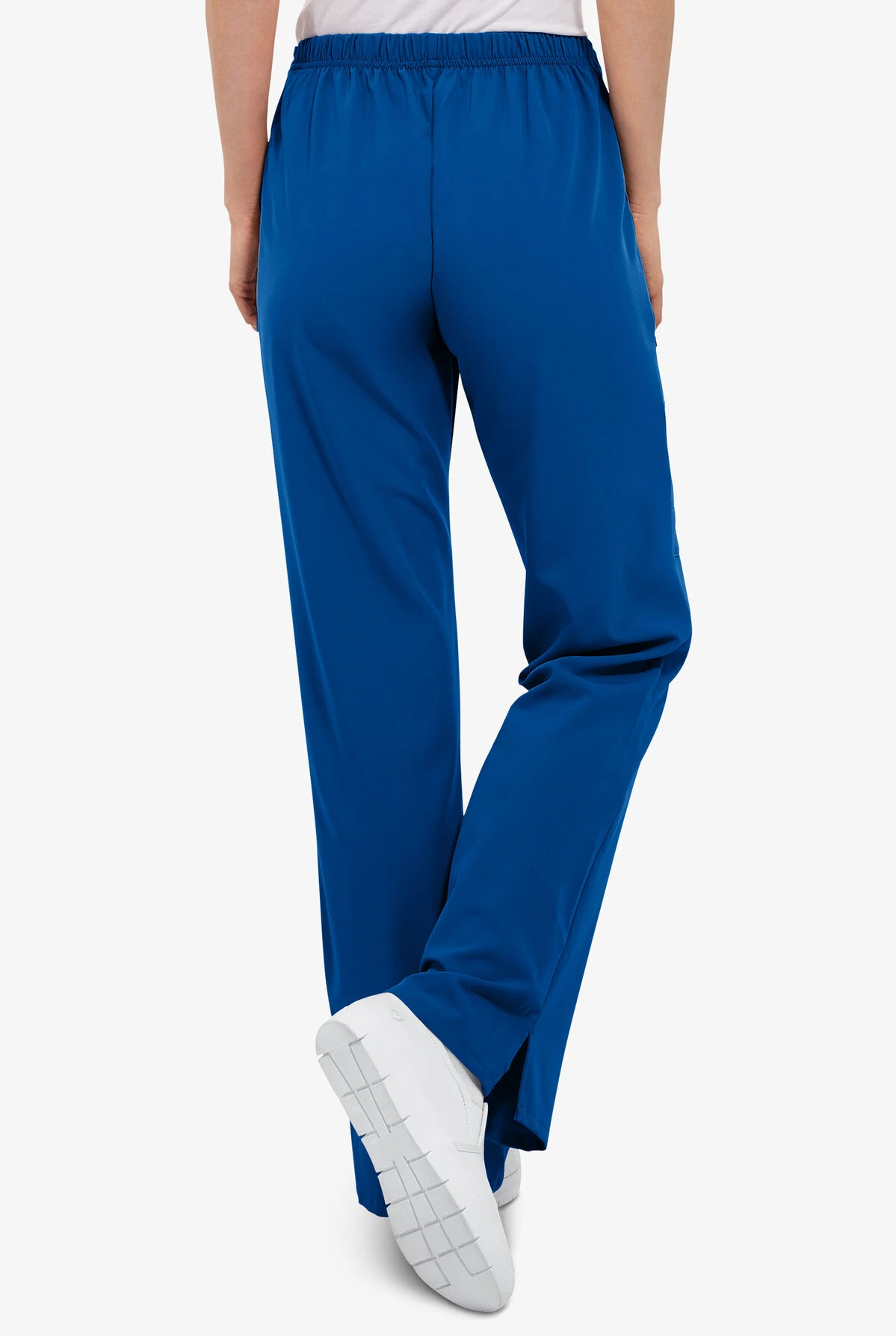 Jockey Women's 4-Pocket STRETCH Back Elastic Drawstring Cargo Scrub Pants - Petite - Image 2