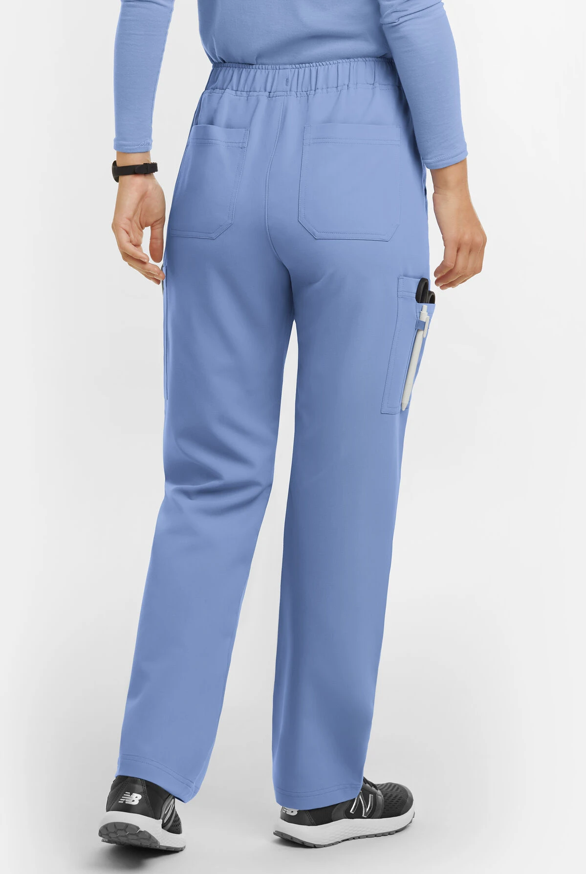 MOVEMENT By Butter-Soft Rigel Women's 9-Pocket Interior Drawstring STRETCH Scrub Pants - Image 2