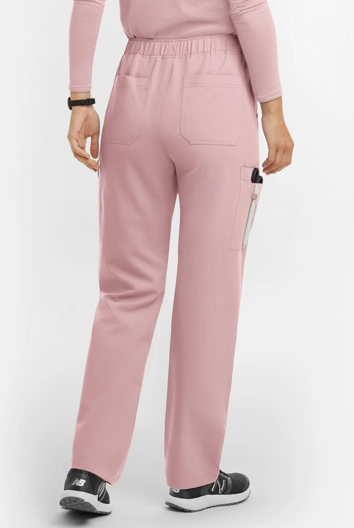 MOVEMENT By Butter-Soft Rigel Women's 9-Pocket Interior Drawstring STRETCH Scrub Pants - Tall - Image 2