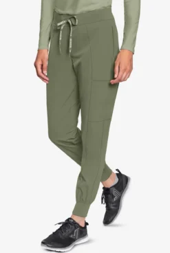 Med Couture Peaches Women's 4-Pocket STRETCH Seamed Cargo Jogger Scrub Pants
