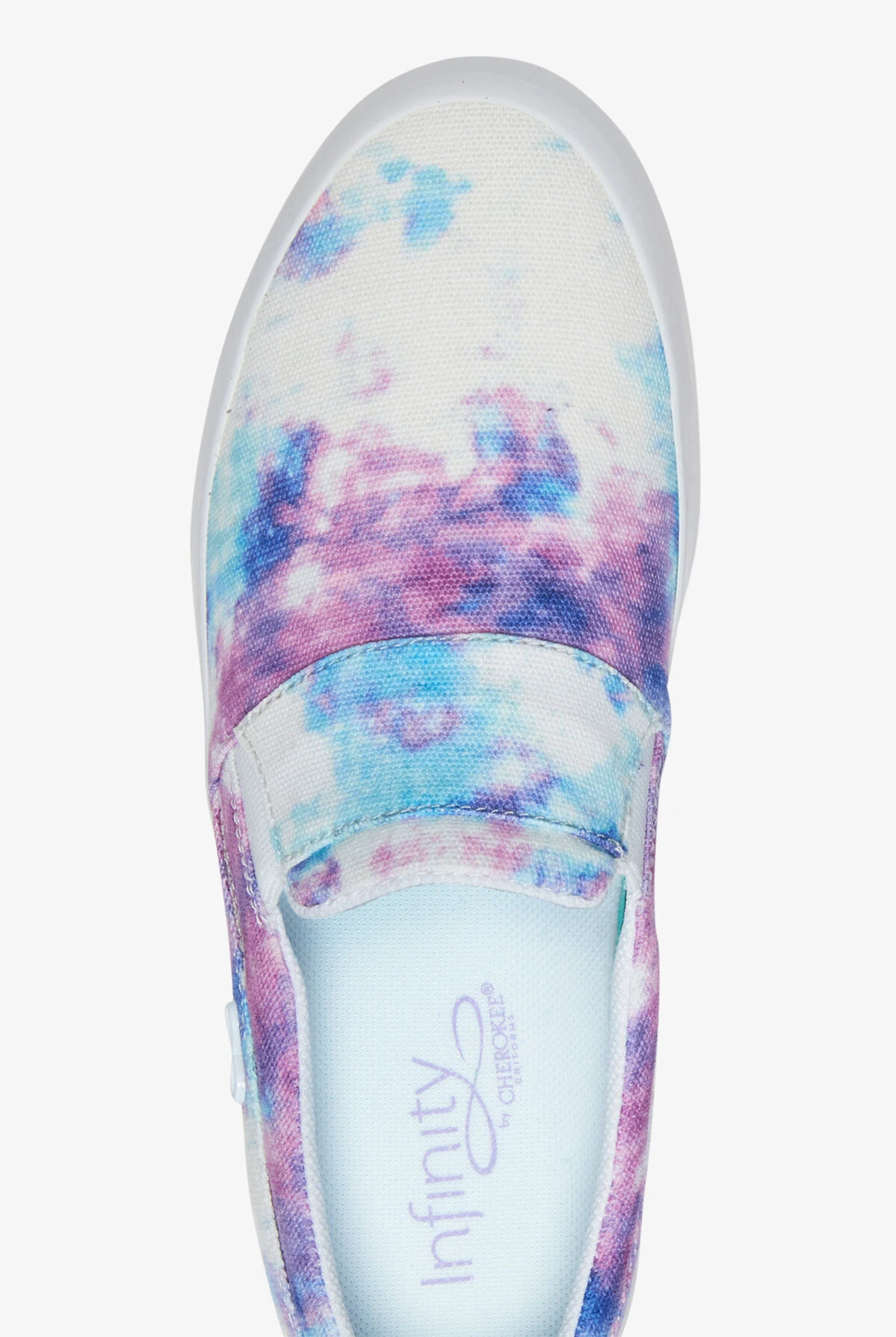 Infinity By Cherokee Women's RushTx Pastel Watercolor Athletic Lace Up Nursing Shoes - Image 2