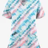 UA Butter-Soft STRETCH Belize Ikat Women's 2-Pocket V-Neck Printed Scrub Top