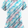 UA Butter-Soft STRETCH Belize Ikat Women's 4-Pocket Grommet Printed Scrub Top
