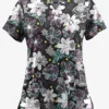 UA Butter-Soft STRETCH Floral Mirage Women's 4-Pocket Grommet Printed Scrub Top