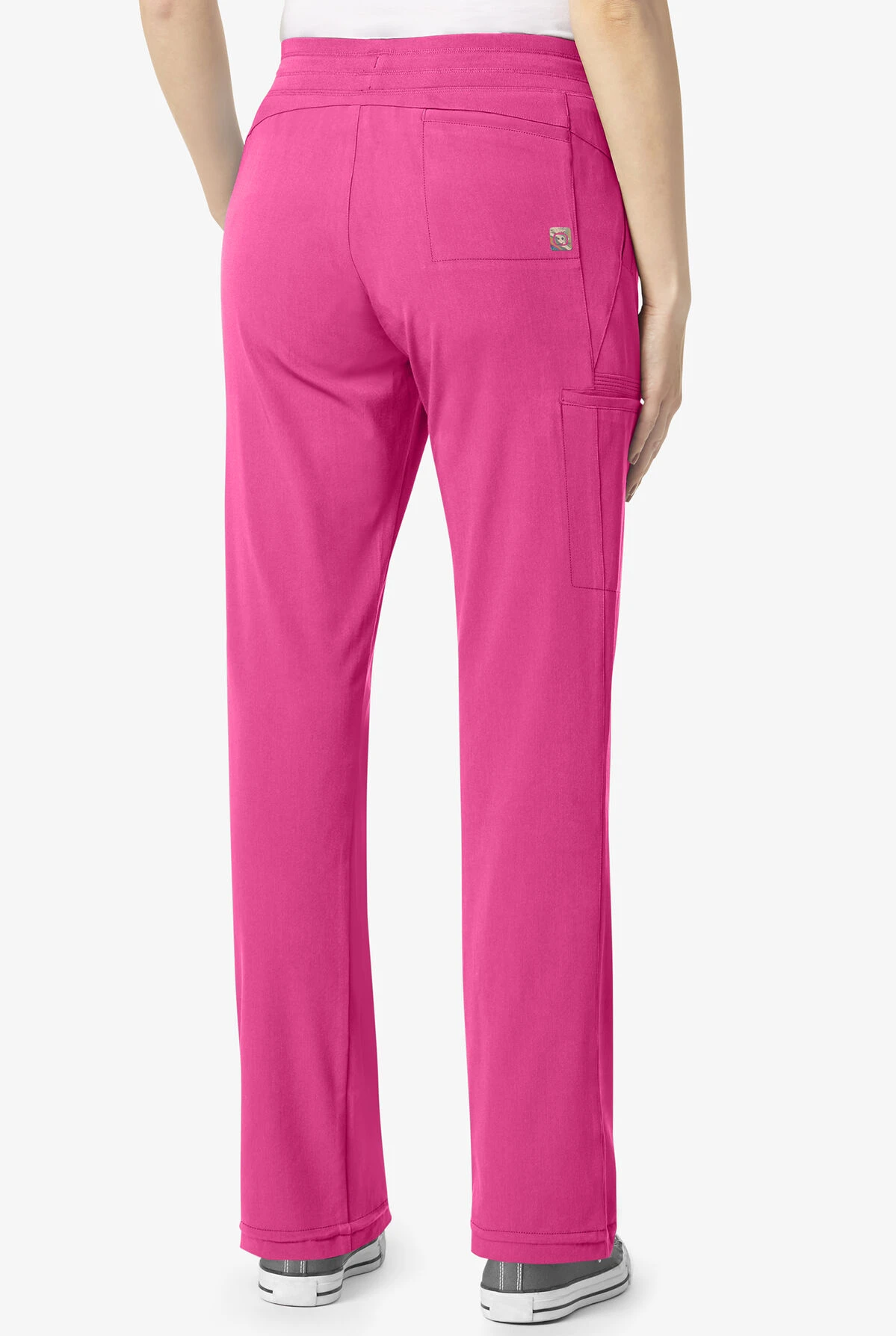 WonderWink Aero Women's 4-Pocket STRETCH Flex Utility Drawstring Cargo Scrub Pants - Image 2