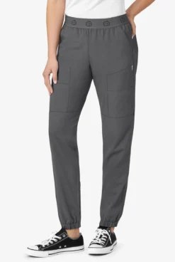 WonderWink PRO Women's 8-Pocket STRETCH Elastic Waist Cargo Jogger Scrub Pants