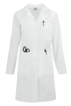 White Swan Meta Women's 37" 6-Pocket Lab Coat